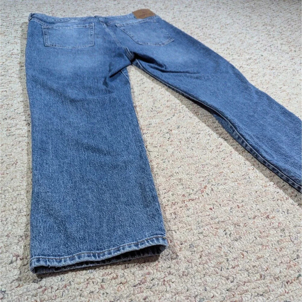 Aeropostale Blue Jeans Womens Size 14 Reg Stretch Denim Mid Rise Ankle Straight - Picture 9 of 10